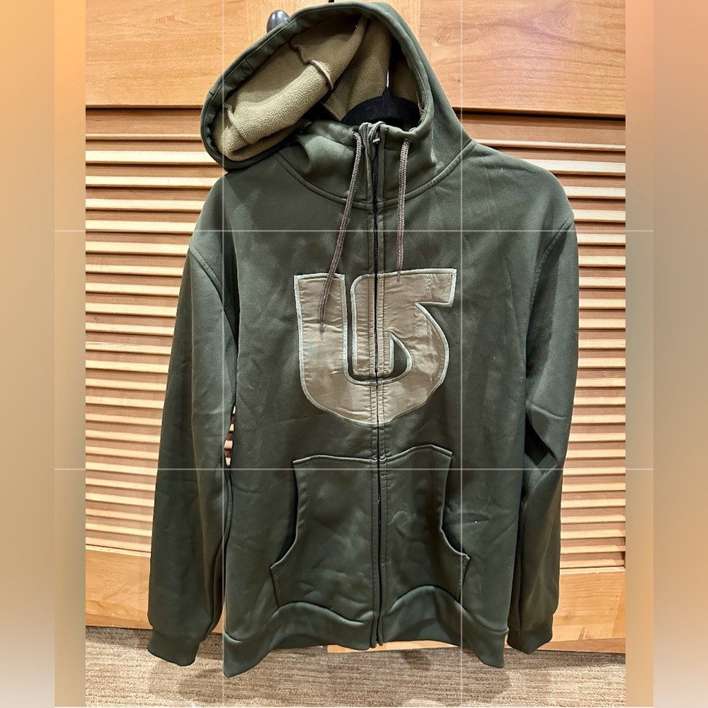 Vintage Burton Fleece Lined Hoodie (Medium)